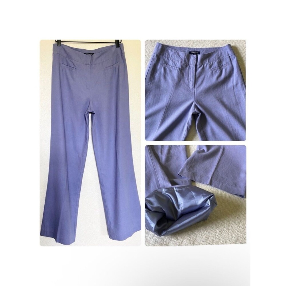 Chadwicks Linen Blend Wide Leg Pants